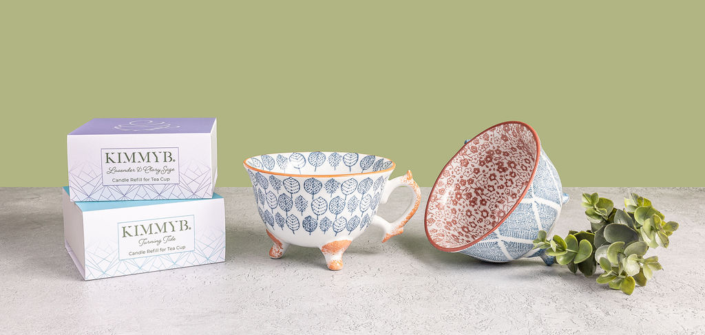 Refillable Tea Cup Candles
