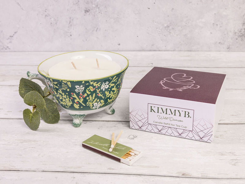 Refillable Tea Cup Candles