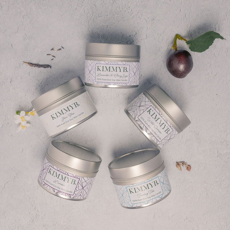 KimmyB Soy Wax Candle Tins