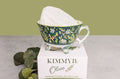 Olive - Refillable Ceramic Tea Cup Candle