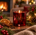 Festive Spice - Eco-Soy Wax Luxury Red Candle [Limited Edition]