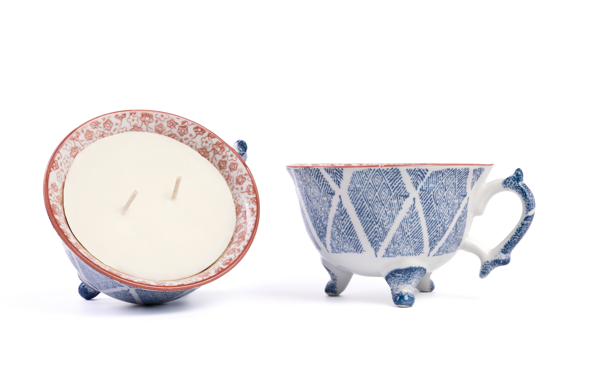Rosie - Refillable Ceramic Tea Cup Candle