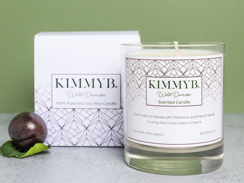 Wild Damson - Pure Soy Wax Luxury Boxed Candle