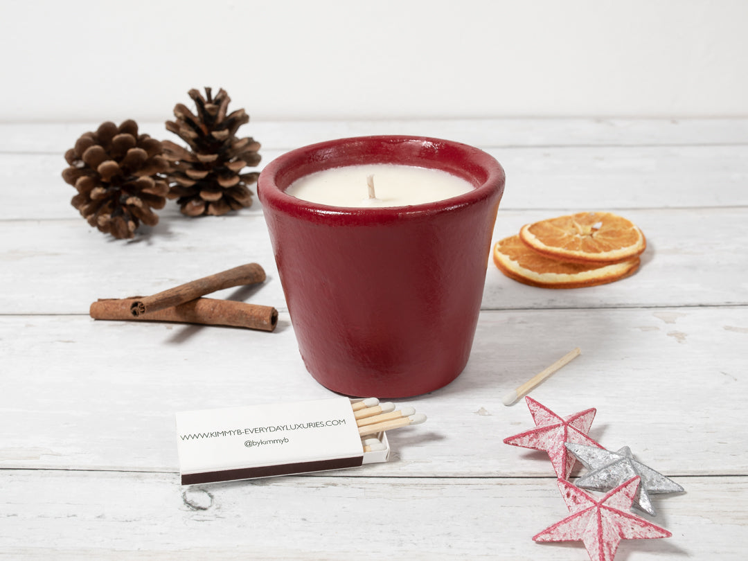 Festive Spice - Red Terracotta Candle [Limited Edition]