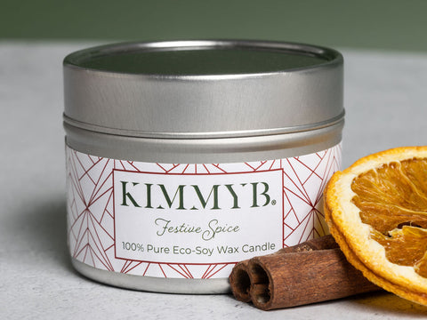 Festive Spice - Eco-Soy Wax Candle Tin