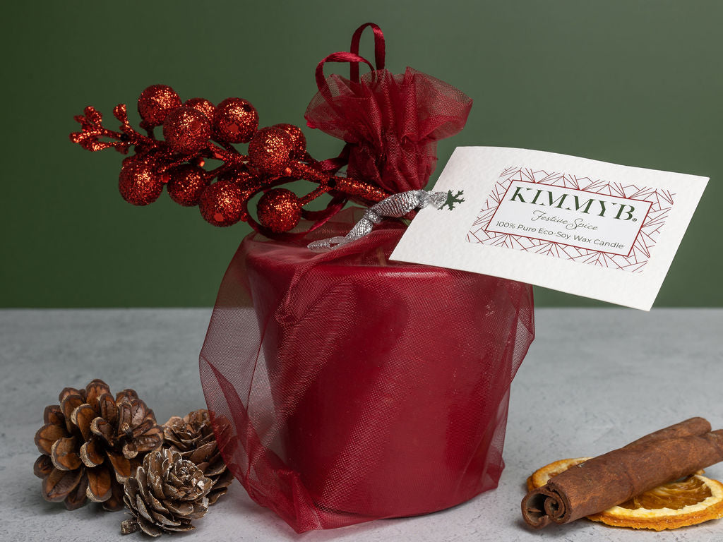 Festive Spice - Red Terracotta Candle [Limited Edition]