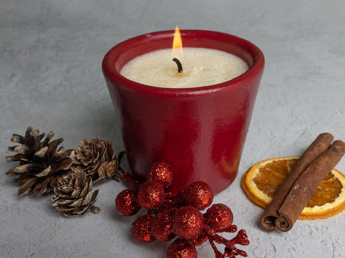 Festive Spice - Red Terracotta Candle [Limited Edition]