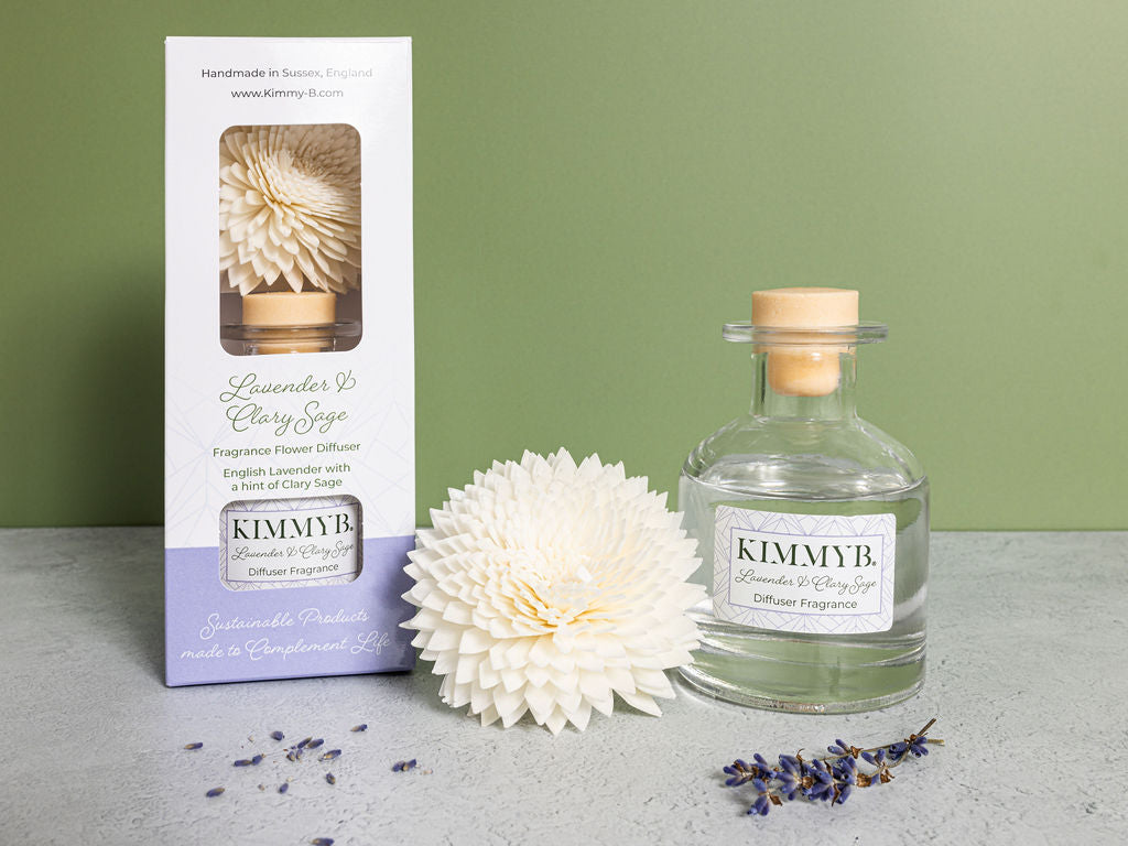 Lavender and Clary Sage - Fragrance Flower Diffuser